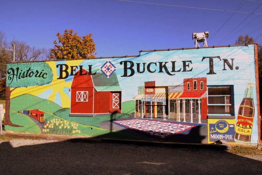 RC Cola Moonpie Bell Buckle Festival Mural